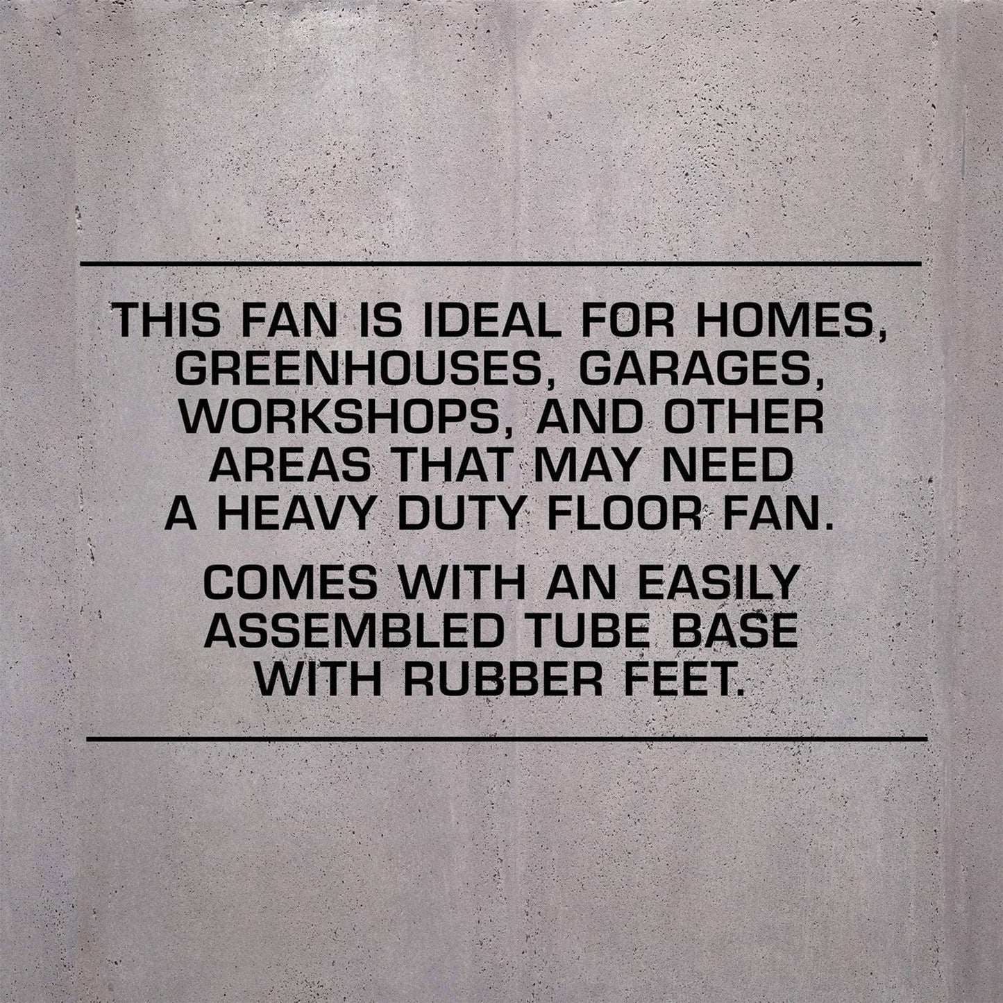 Hurricane Pro 20 Inch 3 Adjustable Speed High Velocity Metal Fan, Black