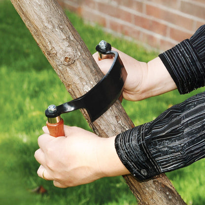 Timber Tuff 5 Inch Ultra Sharp Blade Heavy Duty Steel Curved Draw Shave Tool