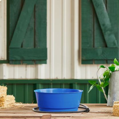 Farm Innovators 60 Watt 1.5 Gallon Electric Heated Pet Water Bowl, Blue (3 Pack)