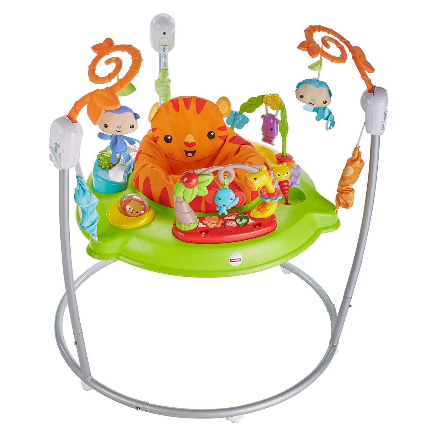 Fisher Price Tiger Time Jumperoo Activity Center with Music, Lights and Sounds