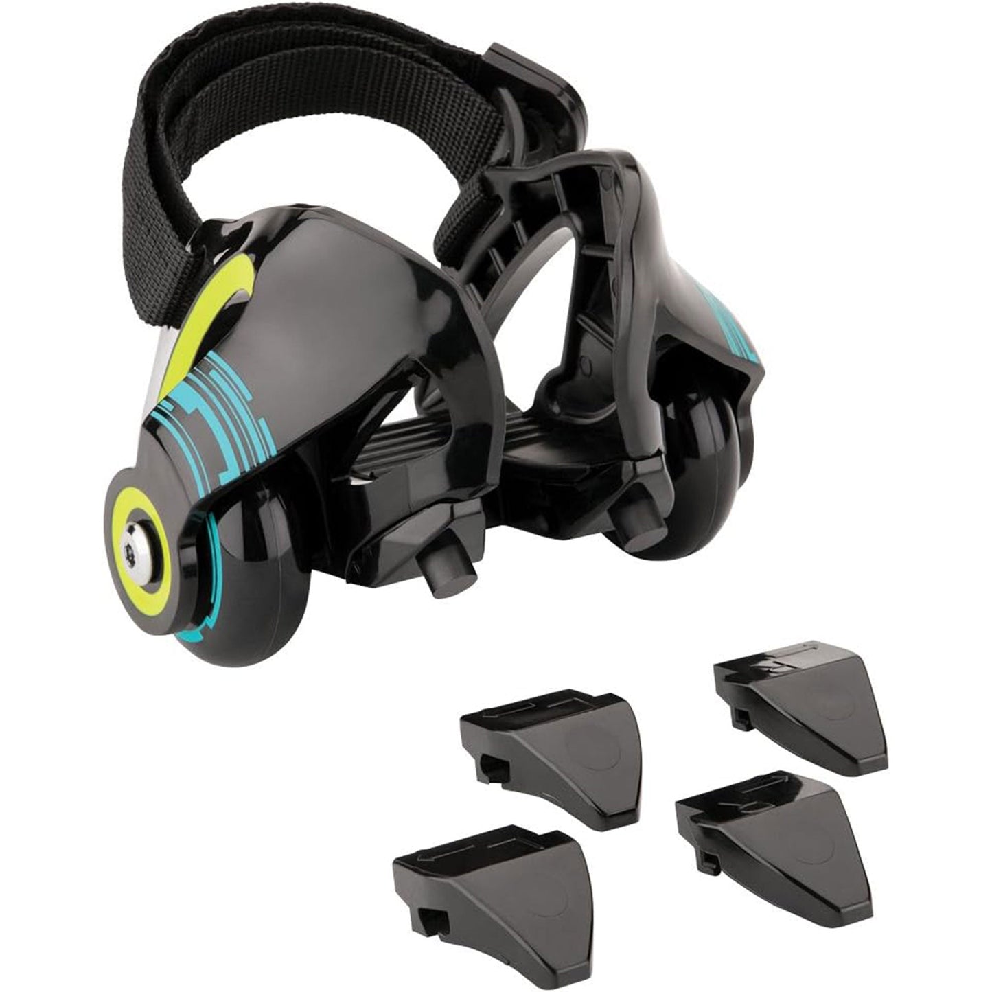 Razor Heavy Duty Jetts Heel Wheels with Included Spark Pads and Skid Pads, Green