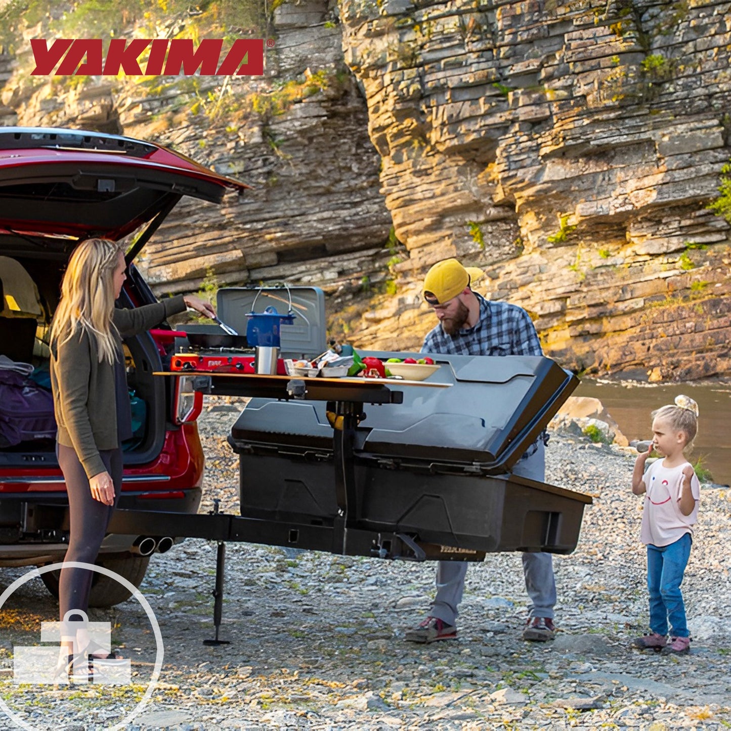 YAKIMA EXO BackDeck Table Top Mount Accessory for EXO Cargo Hitch Rack System
