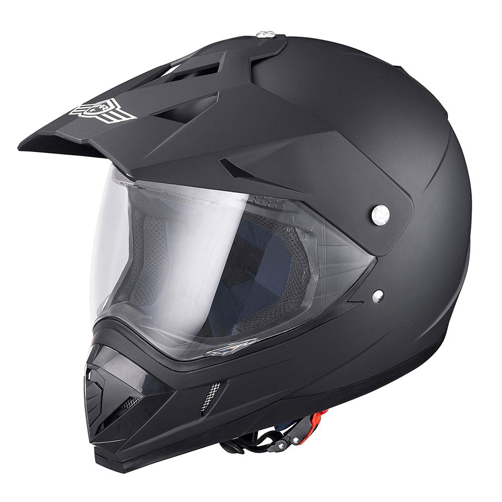 AHR Offroad Helmet DOT Full Face Dirt Bike Black