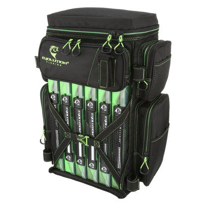 Drift Series 3700 Tackle Backpack with Rod Holders & QuikLatch Trays