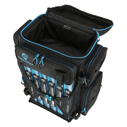 Drift Series 3700 Tackle Backpack with Rod Holders & QuikLatch Trays