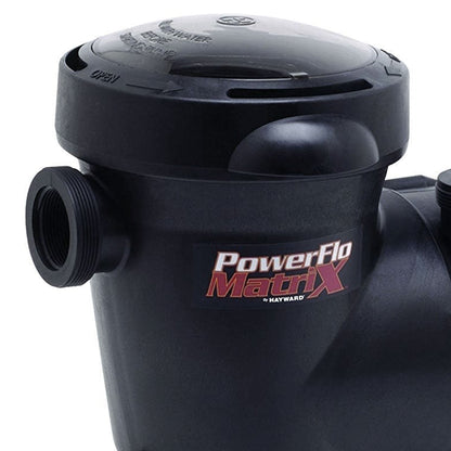 Hayward PowerFlo Matrix Above Ground Single Speed 1.5 HP Pool Pump with Cord