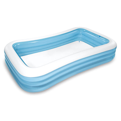 Intex Swim Center Family Backyard Inflatable Kiddie Swimming Pool, Color Varies