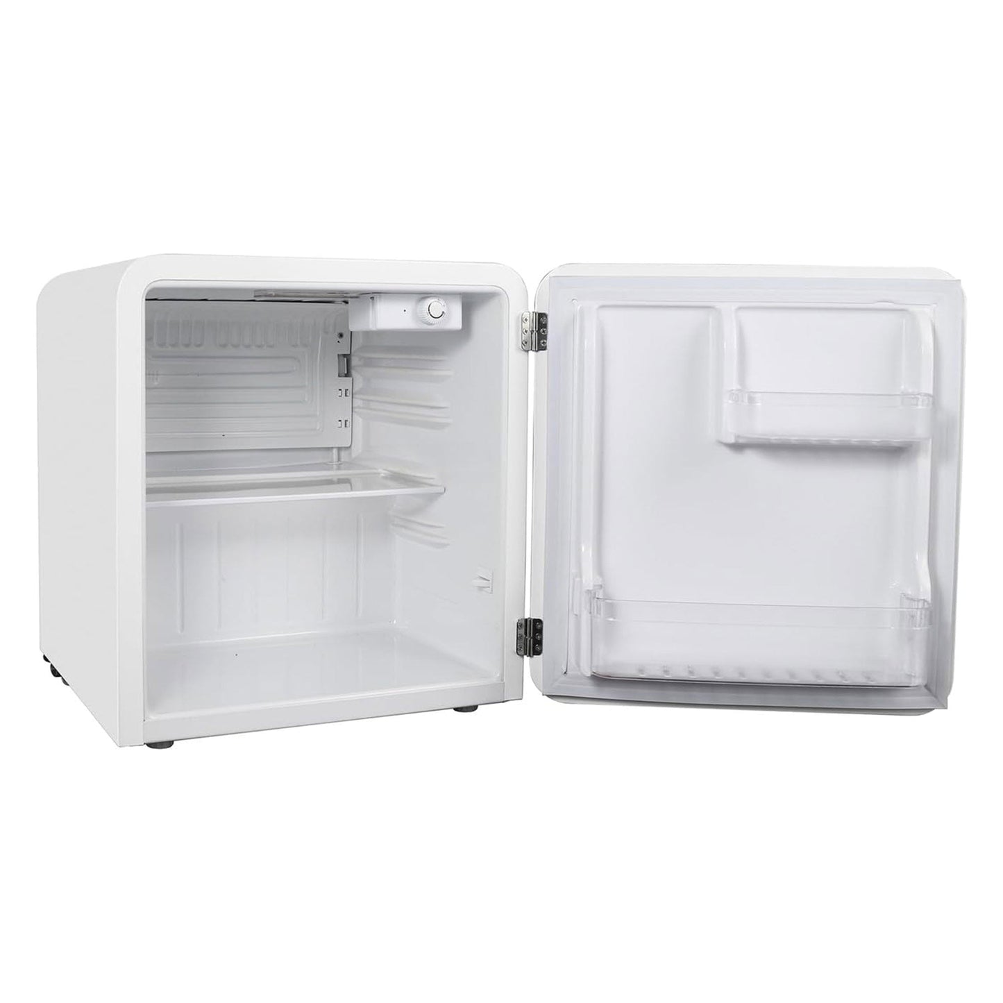 Magic Chef 1.6 Cubic Feet Retro Style Mini Fridge with Interior LED Light, White
