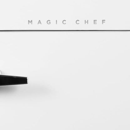 Magic Chef 1.6 Cubic Feet Retro Style Mini Fridge with Interior LED Light, White