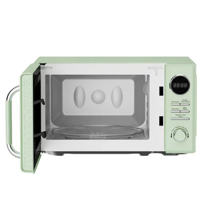 Magic Chef 0.7 Cubic Feet 700W Small Classic Retro Countertop Microwave, Green