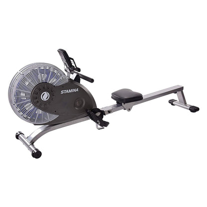 Stamina Products 1406 ATS Folding Cardio Exercise Air Rower Rowing Machine, Gray