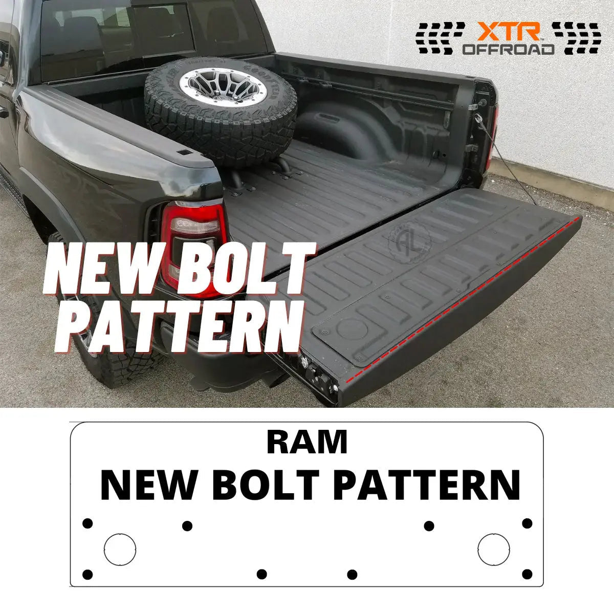 Trailgate Panel for Ram 1500/2500/3500