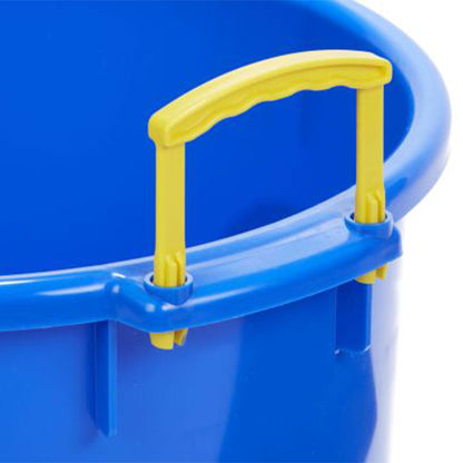 Little Giant 70 Quart Durable and Versatile Utility Muck Tub w/Handles, Blue
