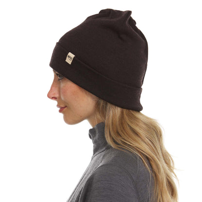 Lightweight - Ridge Cuff Beanie 100% Merino Wool