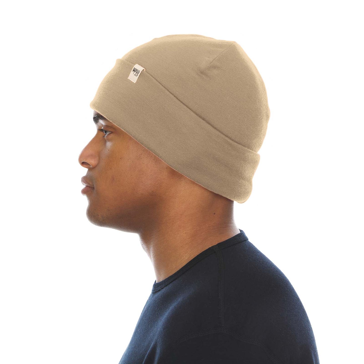 Lightweight - Ridge Cuff Beanie 100% Merino Wool