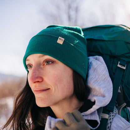 Lightweight - Ridge Cuff Beanie 100% Merino Wool