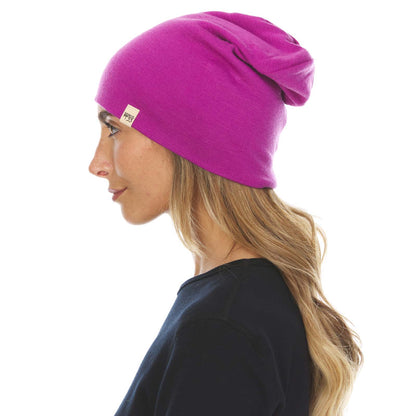 Lightweight - Ridge Cuff Beanie 100% Merino Wool