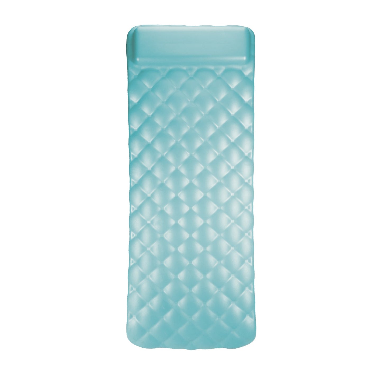 Kelsyus Laguna Lounger Foam Pool and Lake Water Mat with Oversized Pillow, Aqua