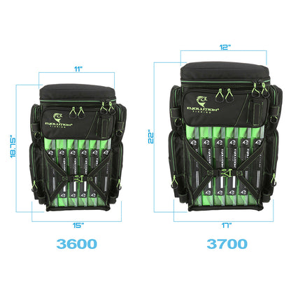 Drift Series 3600 Tackle Backpack with Rod Holders & QuikLatch Trays