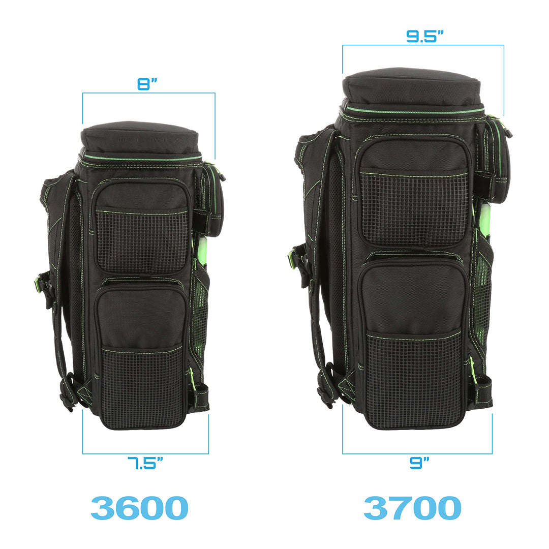 Drift Series 3600 Tackle Backpack with Rod Holders & QuikLatch Trays