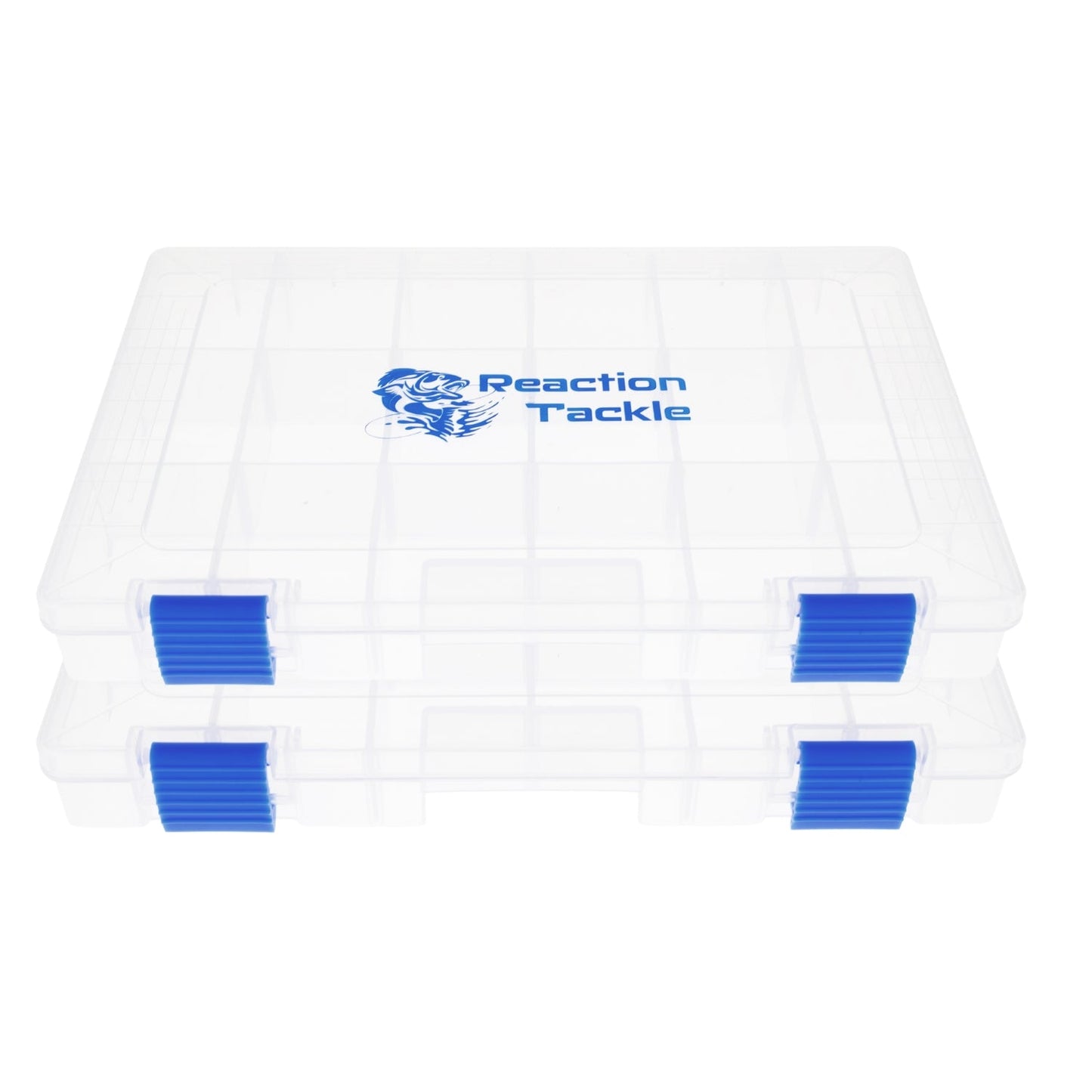 Reaction Tackle Basic Tackle Tray- Affordable, Lightweight Design with 2 Secure Clips