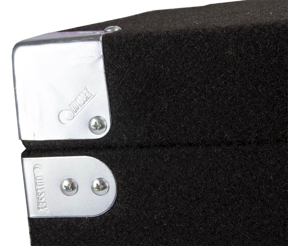 Odyssey CLP200P Carpeted Pro DJ Case w/ Detachable Lid for 200 LP Vinyl Records