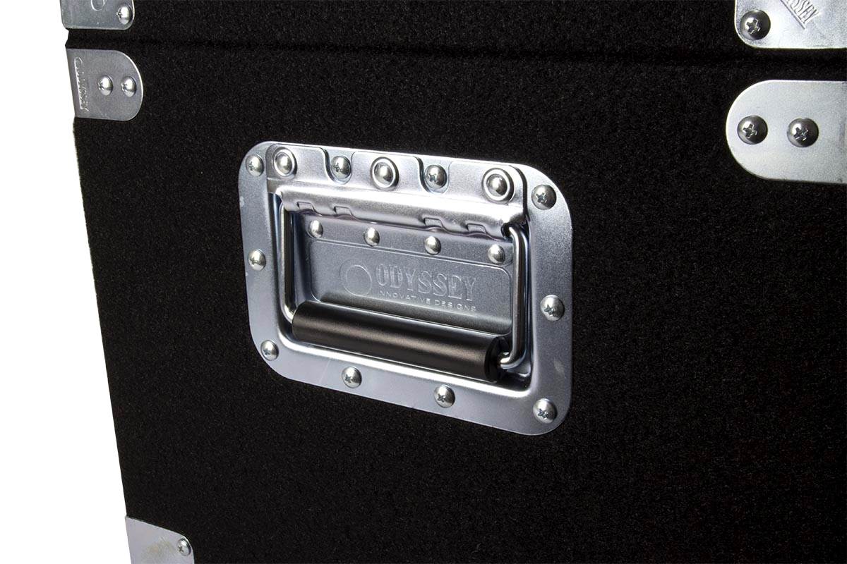 Odyssey CLP200P Carpeted Pro DJ Case w/ Detachable Lid for 200 LP Vinyl Records