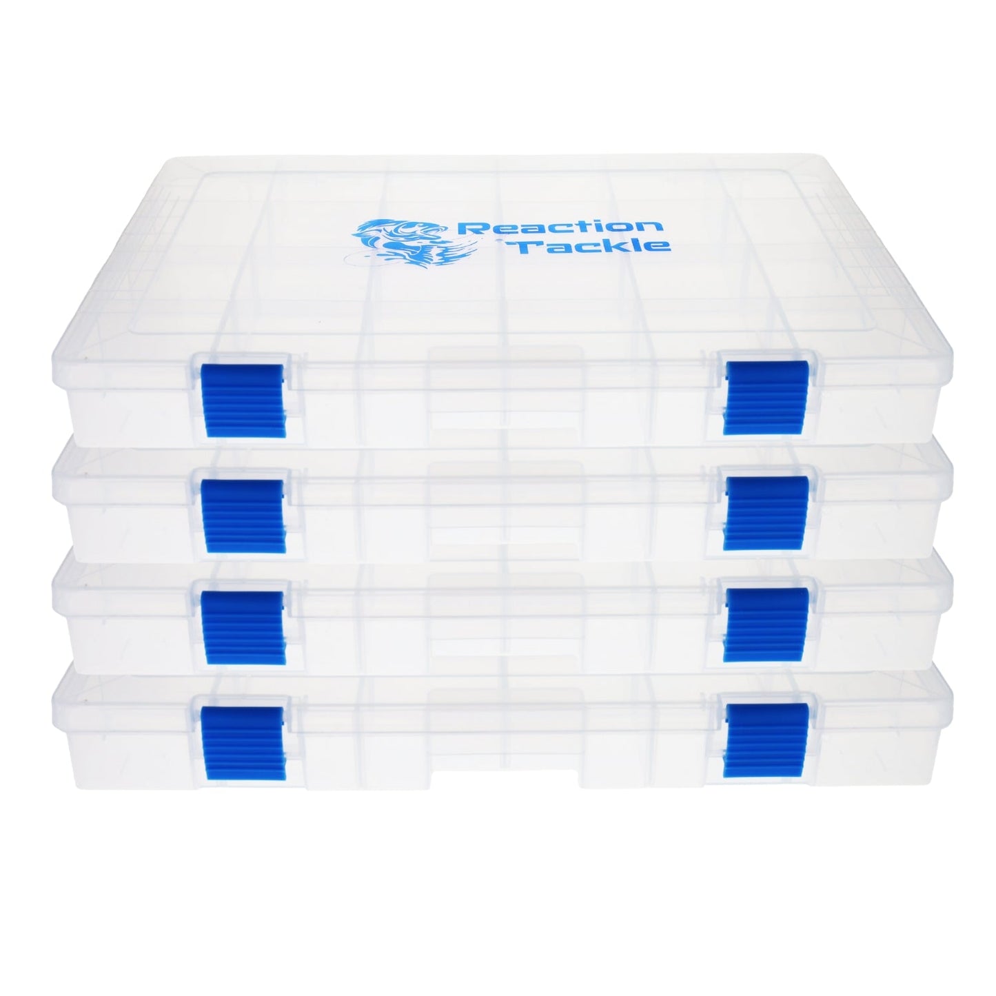 Reaction Tackle Basic Tackle Tray- Affordable, Lightweight Design with 2 Secure Clips