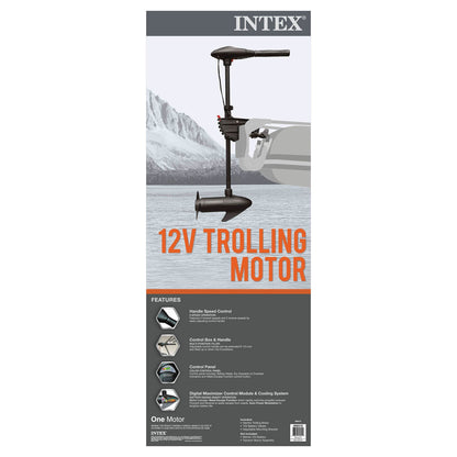 INTEX 12V Transom Mount Boat Eight Speed Trolling Motor | 68631E