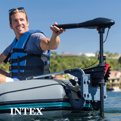 INTEX 12V Transom Mount Boat Eight Speed Trolling Motor | 68631E