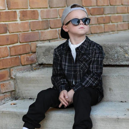 KIDS FLIP SIDE FLANNEL