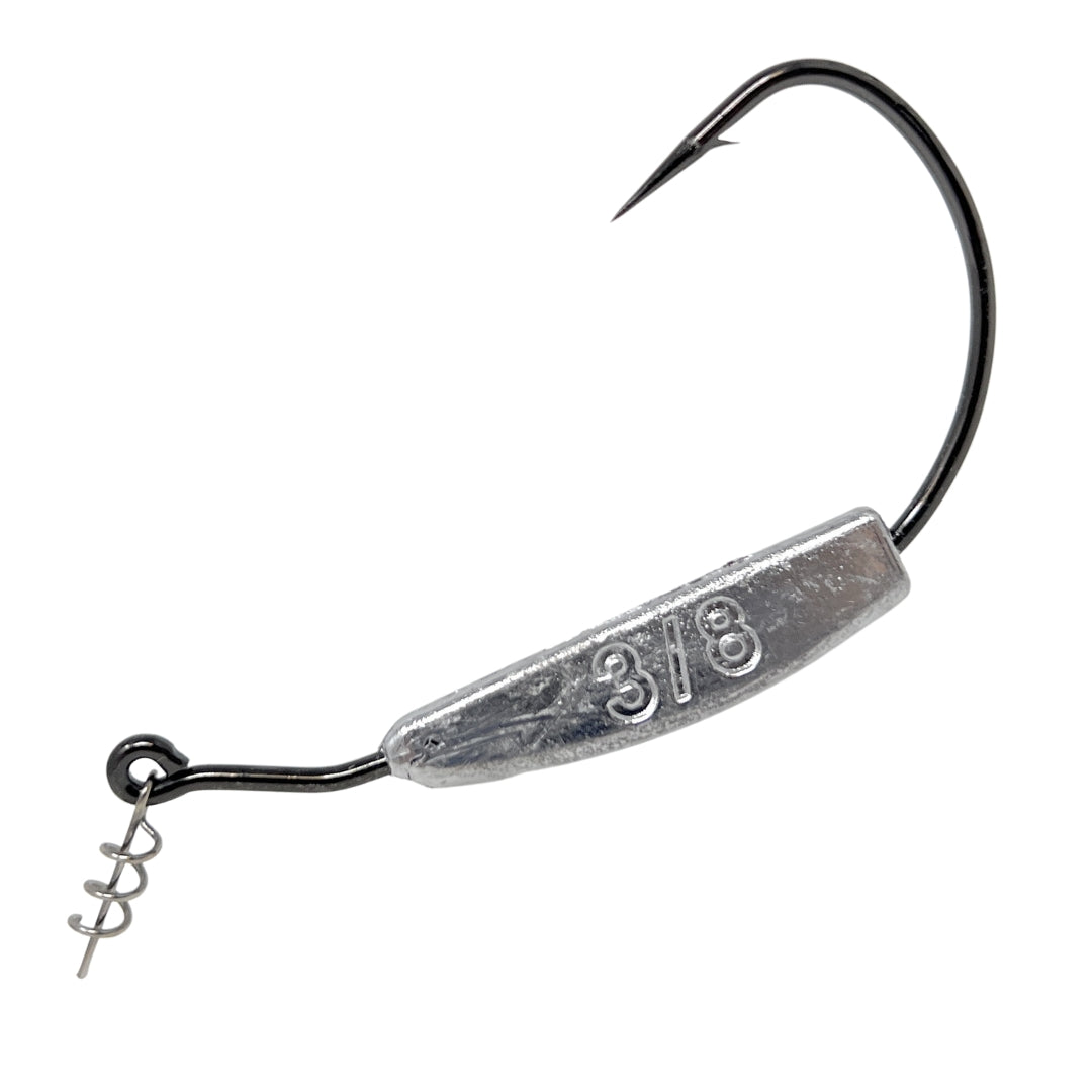 Reaction Tackle Lead Weighted Swimbait Hooks (10-PACK)