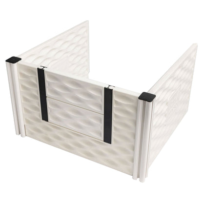 EZwhelp EZclassic 28 Inches Add On Room with Front Panel Set and Doors, White