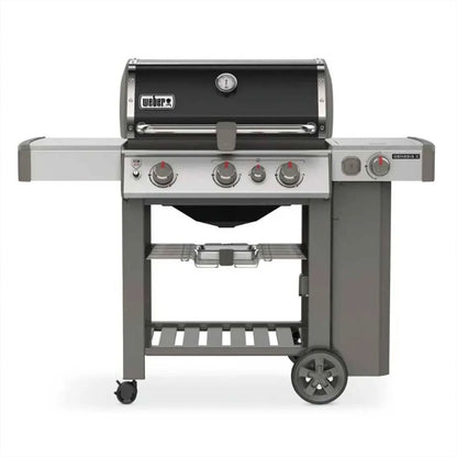 Weber Genesis II SE-330 Stainless Steel 3 Burner Liquid Propane Gas Grill, Black