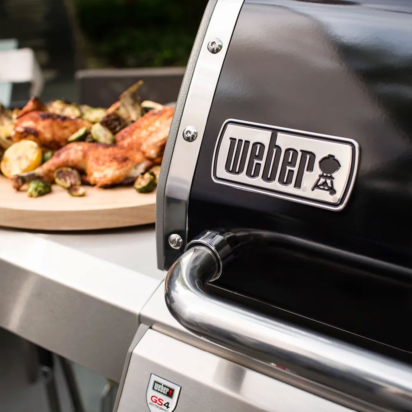 Weber Genesis II SE-330 Stainless Steel 3 Burner Liquid Propane Gas Grill, Black