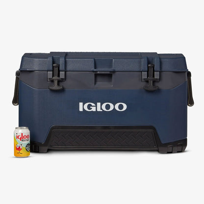 Igloo BMX 72 Quart Ice Chest Cooler with Cool Riser Technology, Rugged Blue