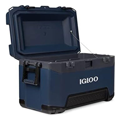 Igloo BMX 72 Quart Ice Chest Cooler with Cool Riser Technology, Rugged Blue
