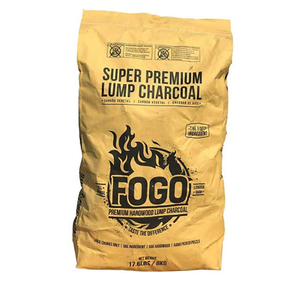 FOGO Super Premium 17.6 Pound All Natural Large Chunk Oak Hardwood Lump Charcoal