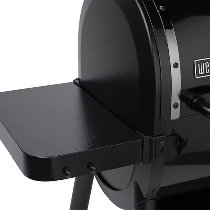 Weber SmokeFire Sear Plus ELX6 Wood Fired Pellet Smoker Grill with Side Table