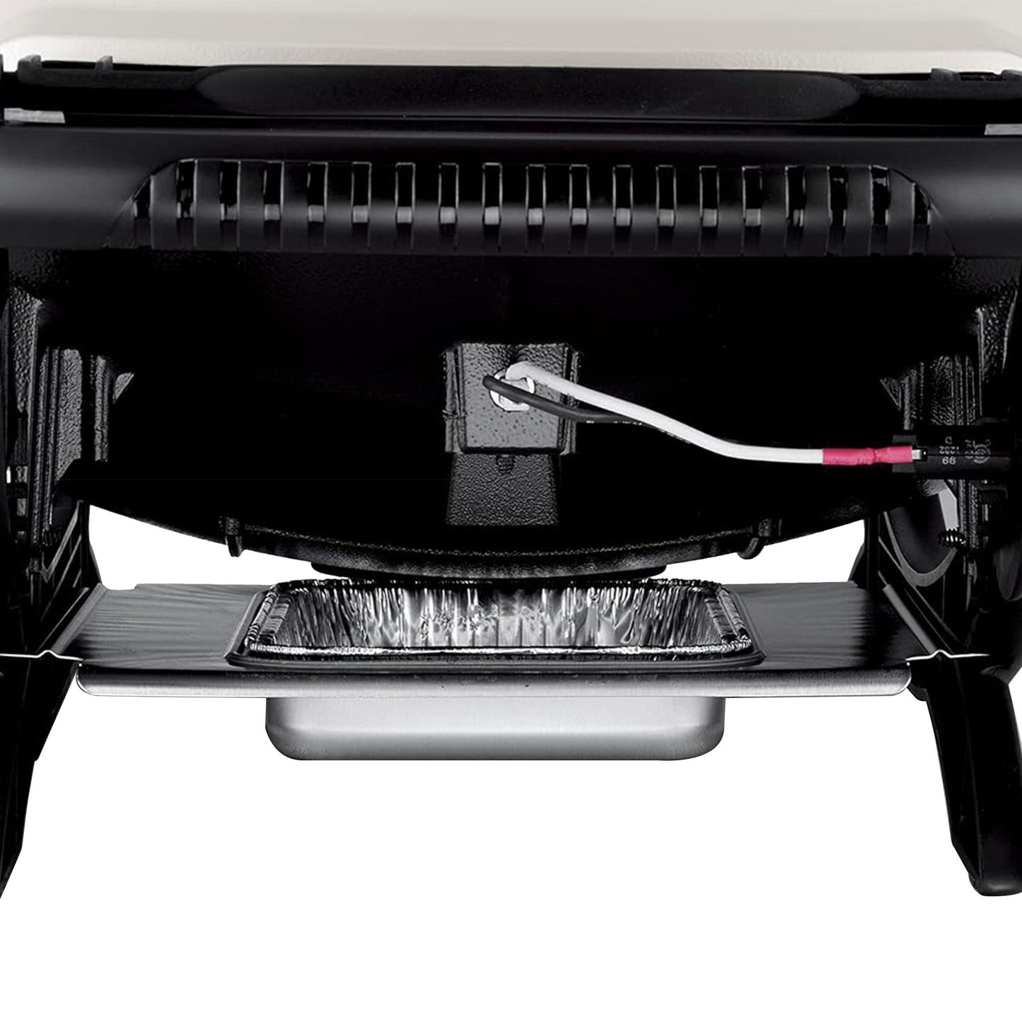 Weber Q 2000 Aluminum Portable 12,000 BTU Liquid Propane Gas Grill, Black/White