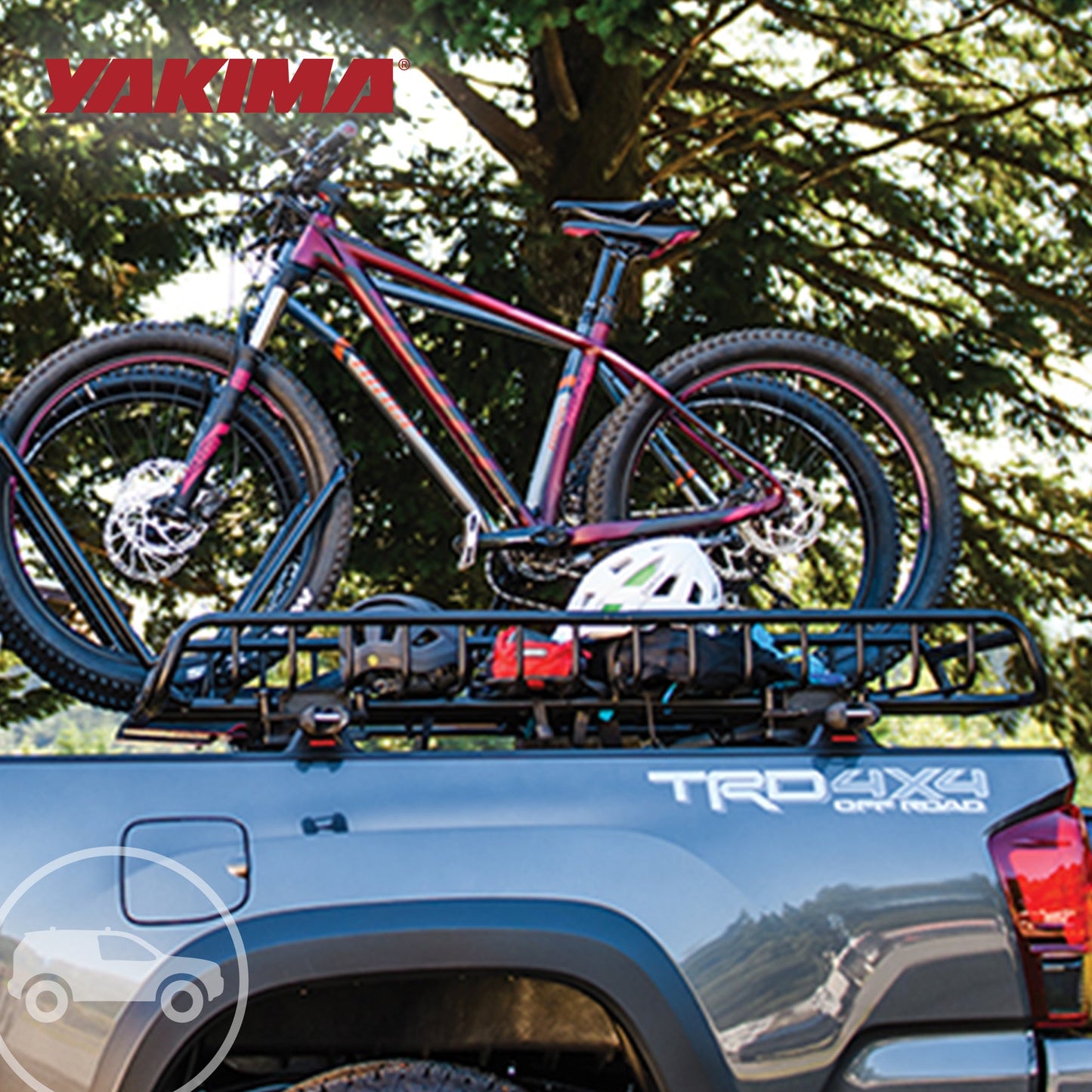 Yakima SkinnyWarrior 16 Inch Extension for SkinnyWarrior Cargo Basket, Black