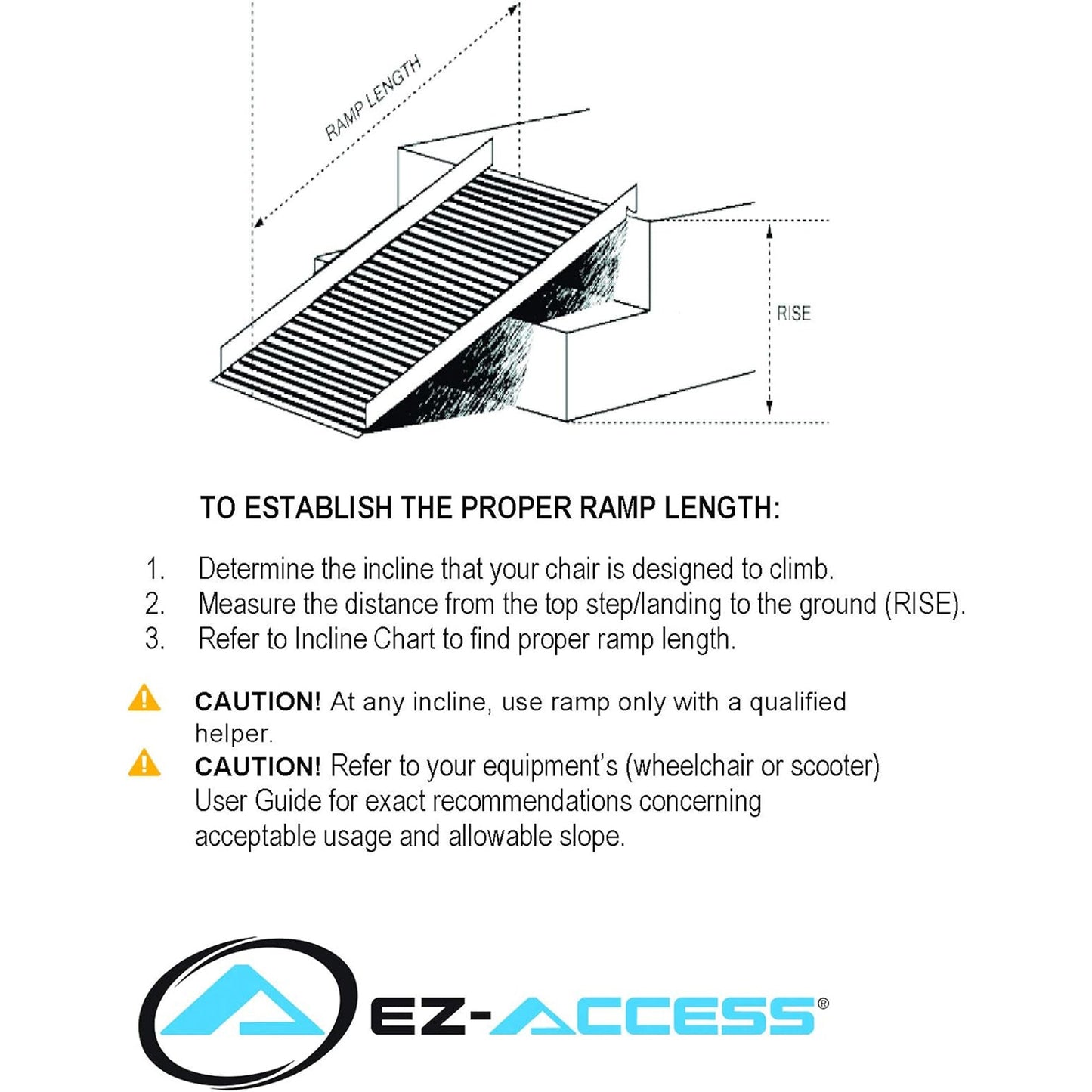 EZ-ACCESS GATEWAY 3G 8 Foot Aluminum Portable Wheelchair Ramp w/2 Line Handrails