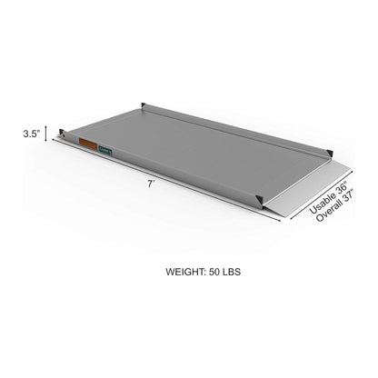 EZ-ACCESS GATEWAY 3G 7 Foot Solid Surface Aluminum Portable Wheelchair Ramp