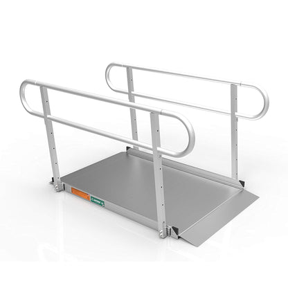 EZ-ACCESS GATEWAY 3G 5 Foot Aluminum Portable Wheelchair Ramp w/2 Line Handrails
