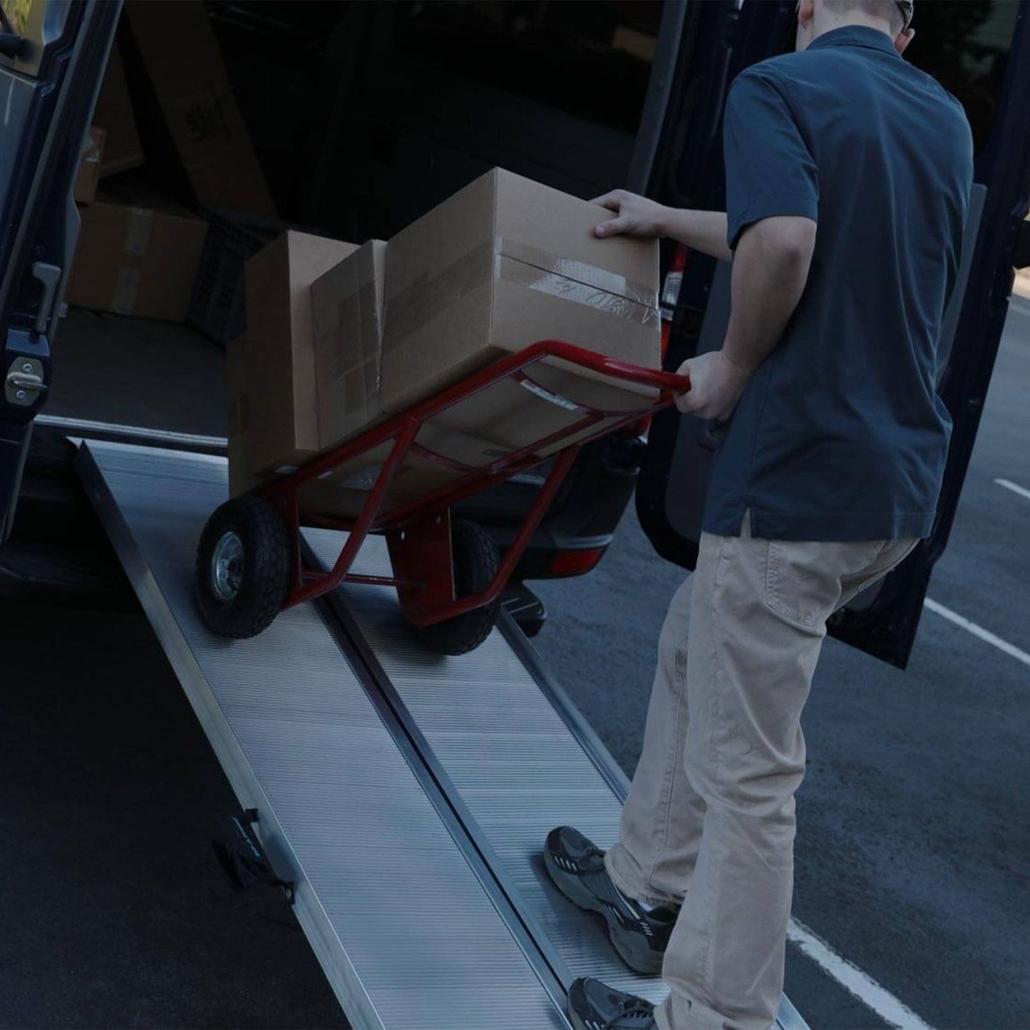 EZ-ACCESS TRAVERSE 6 Foot Aluminum Singlefold Portable Loading Ramp, Silver