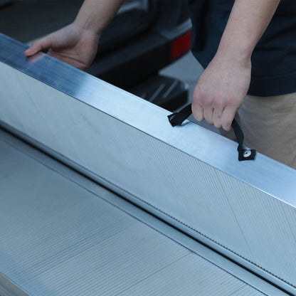 EZ-ACCESS TRAVERSE 6 Foot Aluminum Singlefold Portable Loading Ramp, Silver