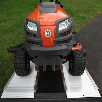 EZ-ACCESS TRAVERSE 4 Foot Singlefold Edgeless Portable Loading Ramp, Silver