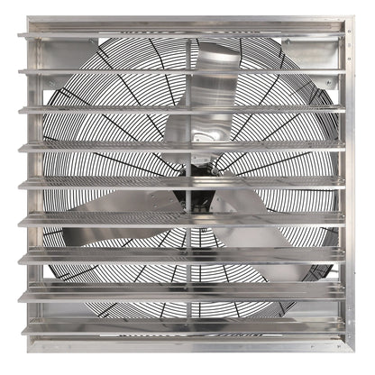 Hurricane Pro Shutter Exhaust Fan with 3 Metal Blades and Button Controller, 36"