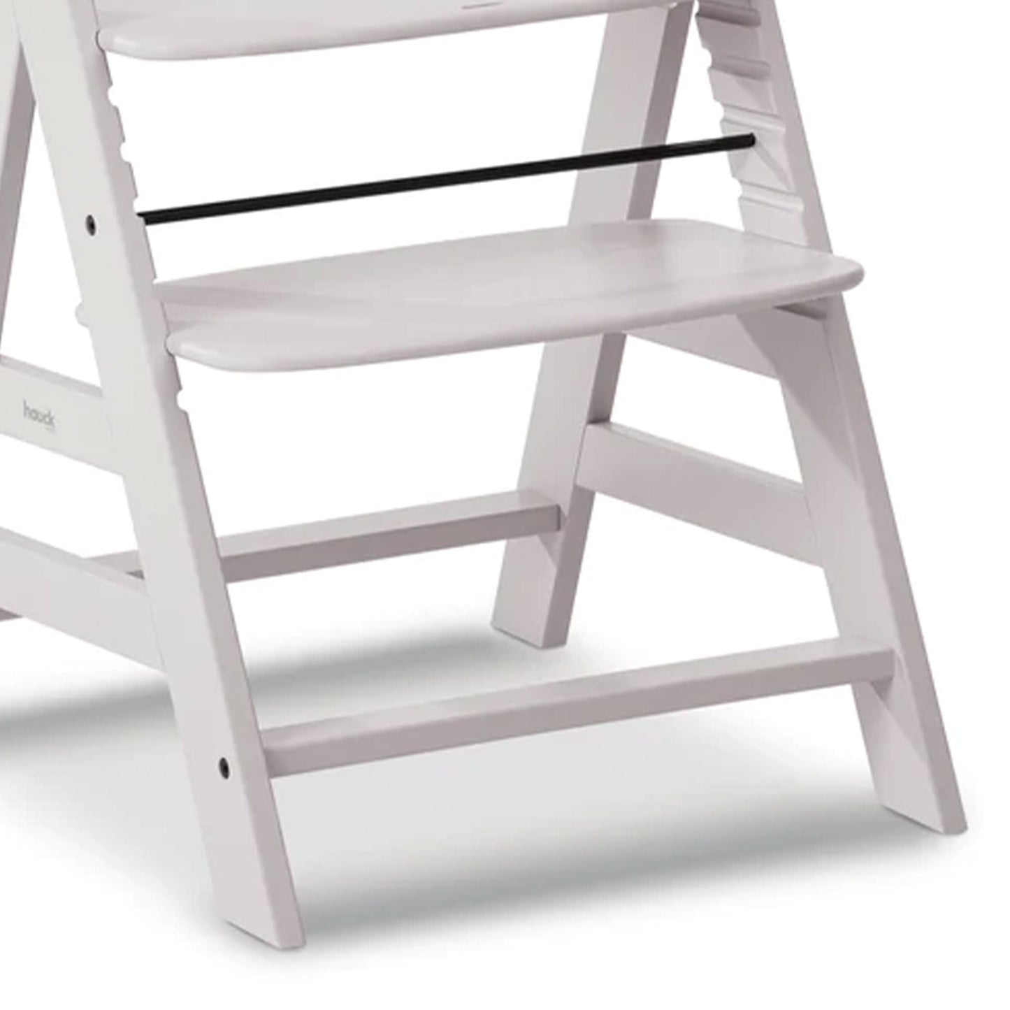 hauck Alpha+ Grow Along Adjustable Wooden Highchair, Beechwood, Creme Finish