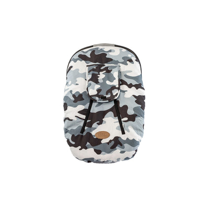 CozyBaby Original Infant Car Seat Cover w/ Dual Zippers & Elastic Edge, Camo